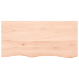 Vidaxx Washbasin Top 100x50x (2-4) cm ubehandlet fast træ