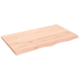 Vidaxx Washbasin Top 100x60x (2-4) cm ubehandlet fast træ
