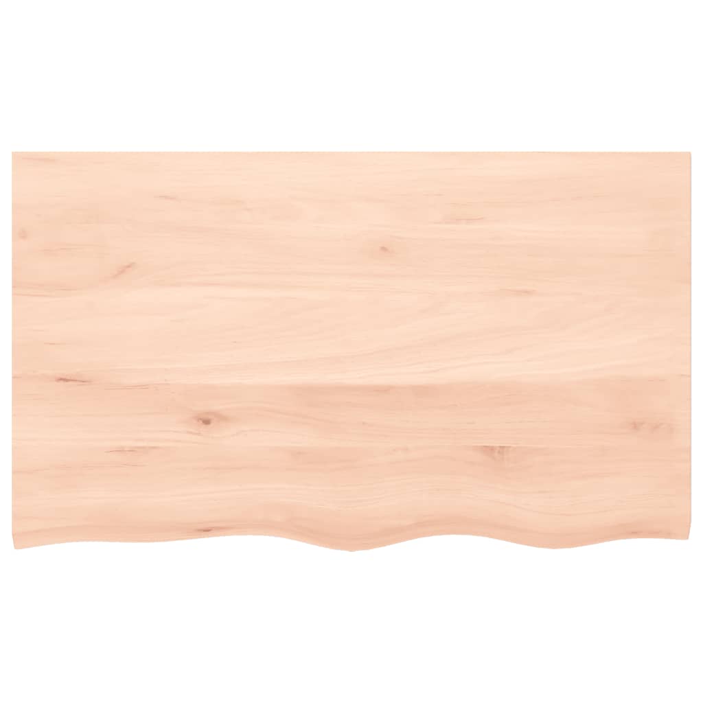 Vidaxx Washbasin Top 100x60x (2-4) cm ubehandlet fast træ