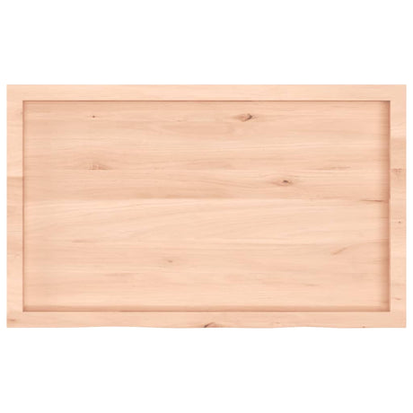 Vidaxx Washbasin Top 100x60x (2-4) cm ubehandlet fast træ
