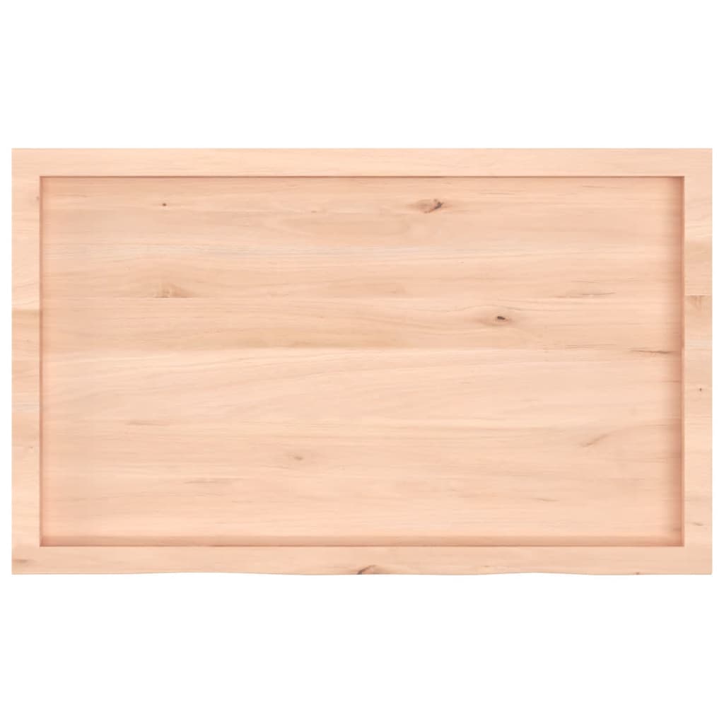 Vidaxx Washbasin Top 100x60x (2-6) cm ubehandlet fast træ