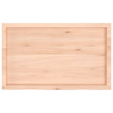 Vidaxx Washbasin Top 100x60x (2-6) cm ubehandlet fast træ
