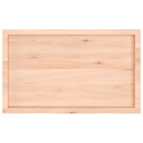 Vidaxx Washbasin Top 100x60x (2-6) cm ubehandlet fast træ