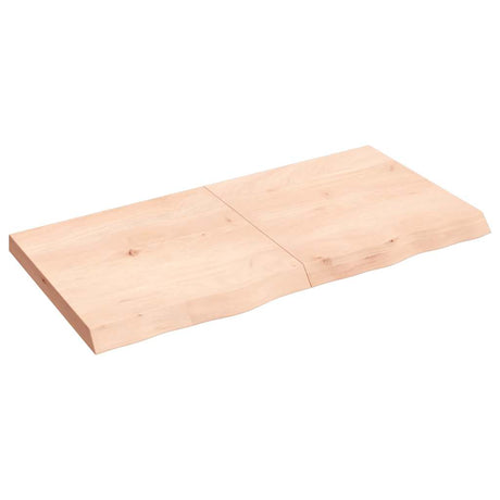 Vidaxx Washbasin Top 120x60x (2-6) cm ubehandlet fast træ