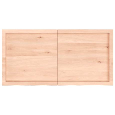 Vidaxx Washbasin Top 120x60x (2-6) cm ubehandlet fast træ