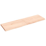 Vidaxx Washbasin Top 140x40x (2-4) cm ubehandlet fast træ