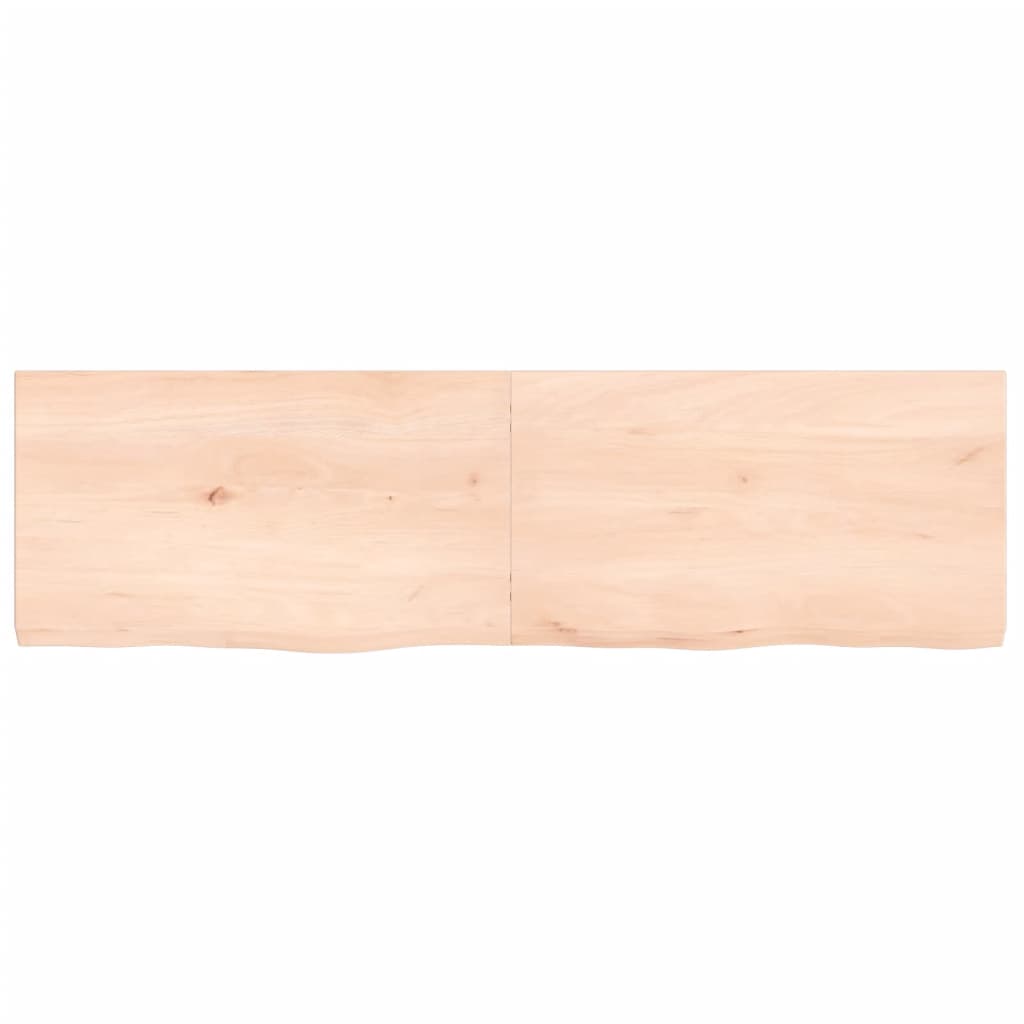 Vidaxx Washbasin Top 140x40x (2-4) cm ubehandlet fast træ