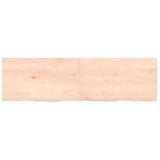 Vidaxx Washbasin Top 140x40x (2-4) cm ubehandlet fast træ