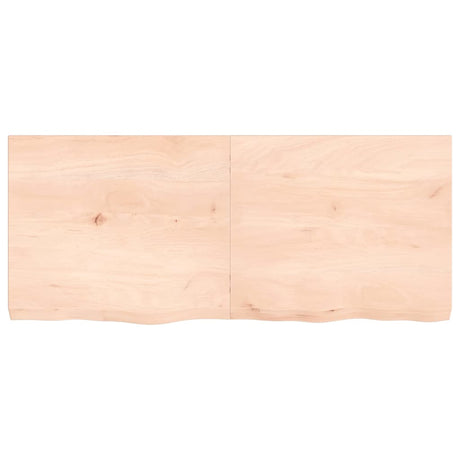 Vidaxx Washbasin Top 140x60x (2-6) cm ubehandlet fast træ