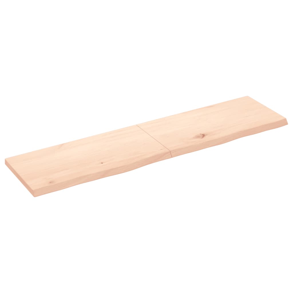 Vidaxl Washbasin Top 160x40x (2-4) cm ubehandlet fast træ