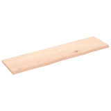 Vidaxl Washbasin Top 160x40x (2-4) cm ubehandlet fast træ