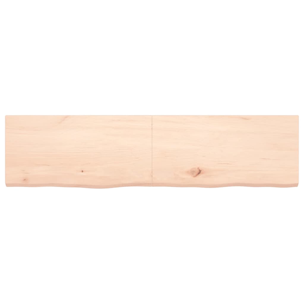 Vidaxl Washbasin Top 160x40x (2-4) cm ubehandlet fast træ
