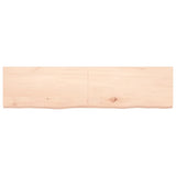 Vidaxl Washbasin Top 160x40x (2-4) cm ubehandlet fast træ