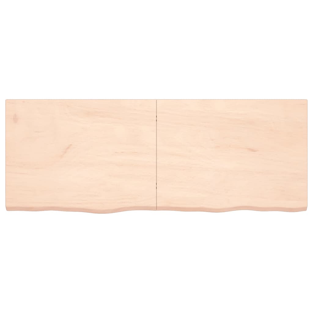 Vidaxl Washbasin Top 160x60x (2-4) CM Ubehandlet fast træ