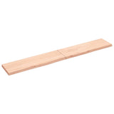 Vidaxl Washbasin Top 200x30x (2-4) cm ubehandlet fast træ