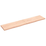 Vidaxl Washbasin Top 200x40x (2-4) cm ubehandlet fast træ