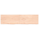 Vidaxl Washbasin Top 200x50x (2-4) cm ubehandlet fast træ