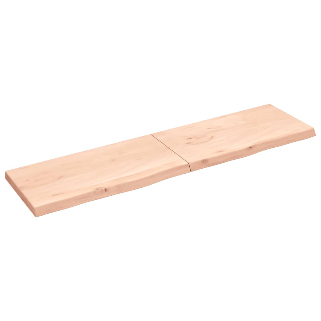 Vidaxx Washbasin Top 200x50x (2-6) cm ubehandlet fast træ
