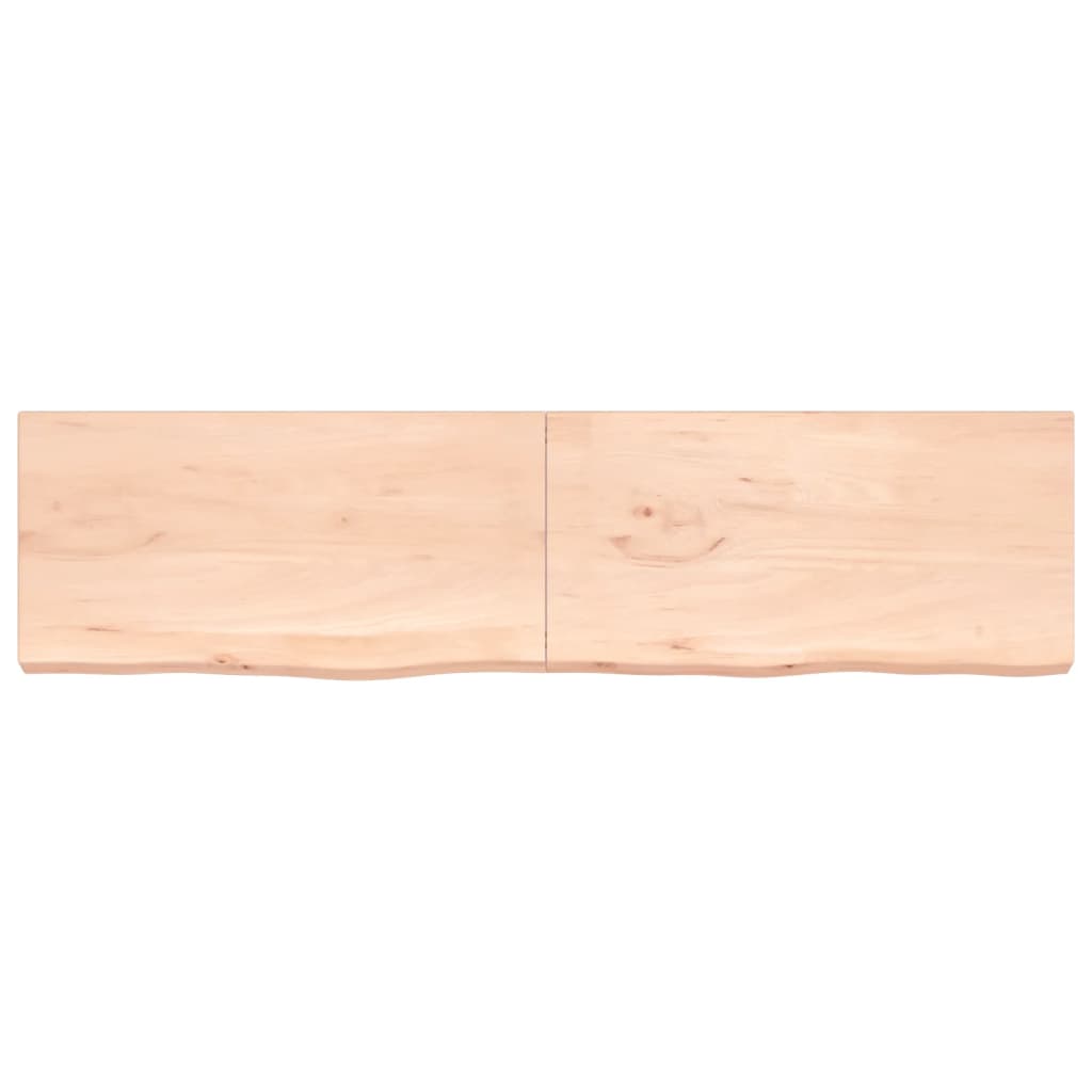 Vidaxx Washbasin Top 200x50x (2-6) cm ubehandlet fast træ