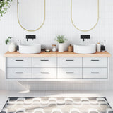 Vidaxx Washbasin Top 200x50x (2-6) cm ubehandlet fast træ