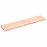 Vidaxx Washbasin Top 220x50x (2-6) cm ubehandlet fast træ