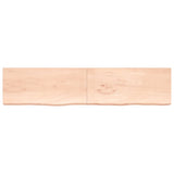 Vidaxx Washbasin Top 220x50x (2-6) cm ubehandlet fast træ