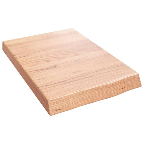 Vidaxx Washbasin Top 40x60x (2-6) cm behandlet fast træ lysebrun