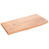 Vidaxx Washbasin Top 60x30x2 behandlet solid træ lysebrun