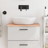 Vidaxx Washbasin Top 60x30x2 behandlet solid træ lysebrun