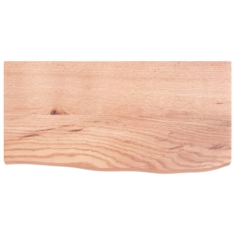 Vidaxx håndvasktop 60x30x (2-4) cm behandlet massivt træ lysebrun