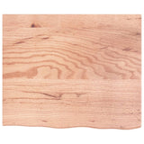 Vidaxl wastafelblad 60x50x2 behandeld massief hout lichtbruin