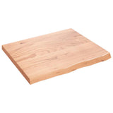 Vidaxx Washbasin Top 60x50x (2-4) cm behandlet fast træ lysebrun
