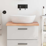 Vidaxx Washbasin Top 60x50x (2-4) cm behandlet fast træ lysebrun