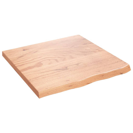 Vidaxx Washbasin Top 60x60x (2-4) cm behandlet fast træ lysebrun