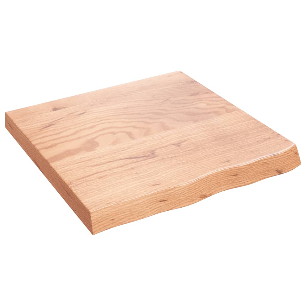 Vidaxx Washbasin Top 60x60x (2-6) cm behandlet solid træ lysebrun