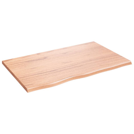 Vidaxx Washbasin Top 80x50x2 behandlet solid træ lysebrun