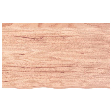 Vidaxx Washbasin Top 80x50x2 behandlet solid træ lysebrun