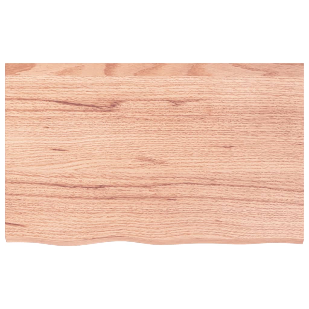 Vidaxx Washbasin Top 80x50x (2-4) cm behandlet solid træ lysebrun