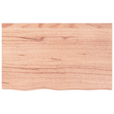 Vidaxx Washbasin Top 80x50x (2-4) cm behandlet solid træ lysebrun