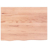 Vidaxx Washbasin Top 80x60x2 behandlet solid træ lysebrun