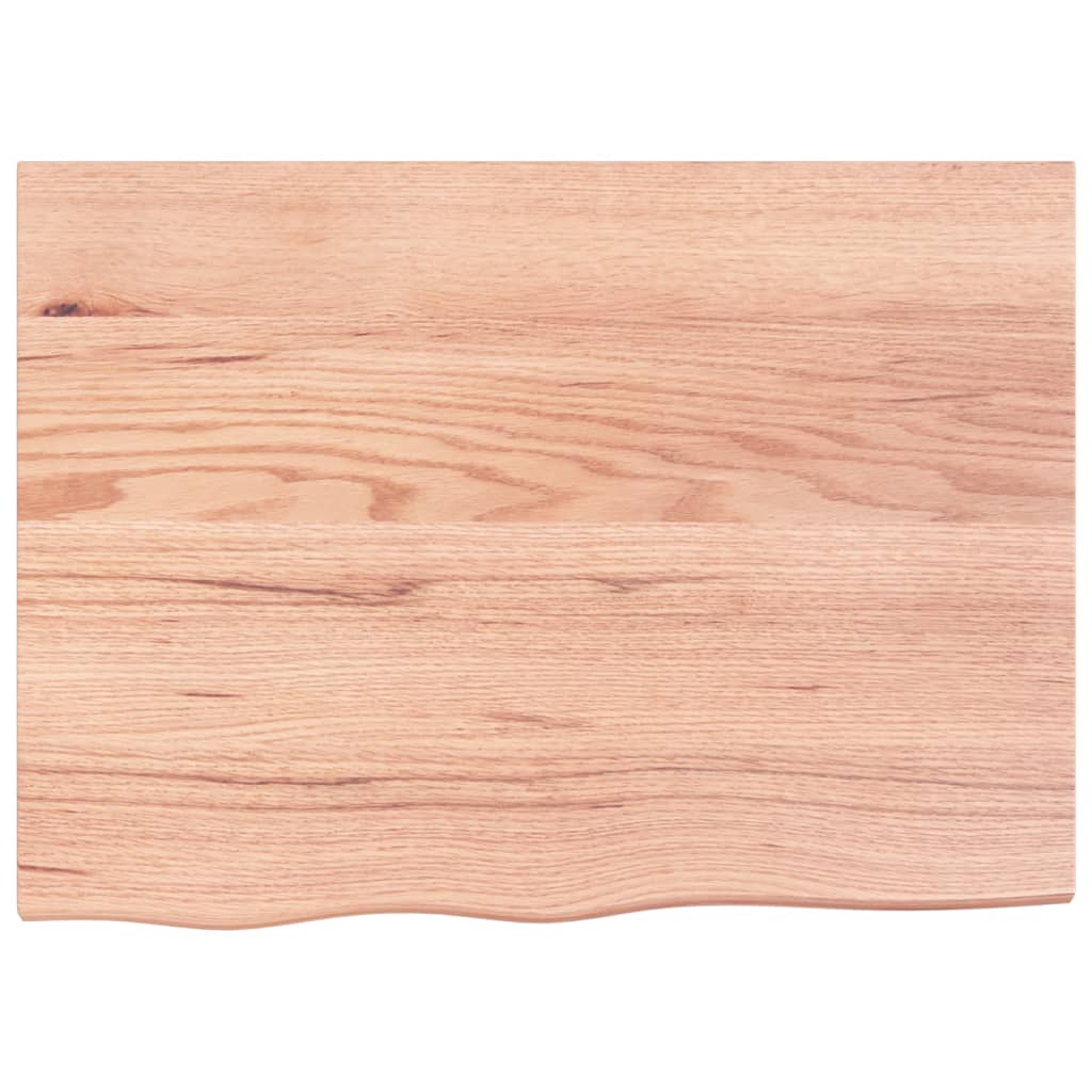 Vidaxx Washbasin Top 80x60x (2-6) cm behandlet solid træ lysebrun