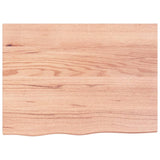 Vidaxx Washbasin Top 80x60x (2-6) cm behandlet solid træ lysebrun