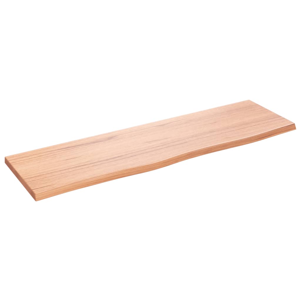 Vidaxx Washbasin Top 100x30x2 cm behandlet solid træ lysebrun