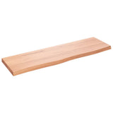 Vidaxx Washbasin Top 100x30x (2-4) cm behandlet solid træ lysebrun