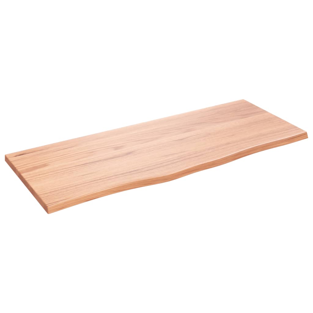 Vidaxx Washbasin Top 100x40x2 behandlet solid træ lysebrun