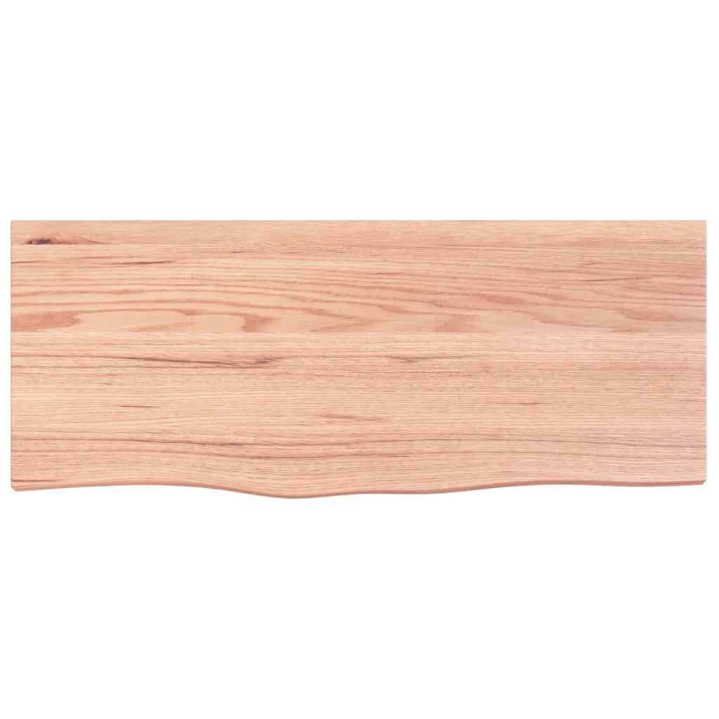 Vidaxx Washbasin Top 100x40x2 behandlet solid træ lysebrun