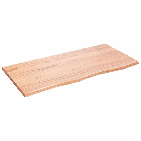 Vidaxx Washbasin Top 100x50x2 behandlet solid træ lysebrun