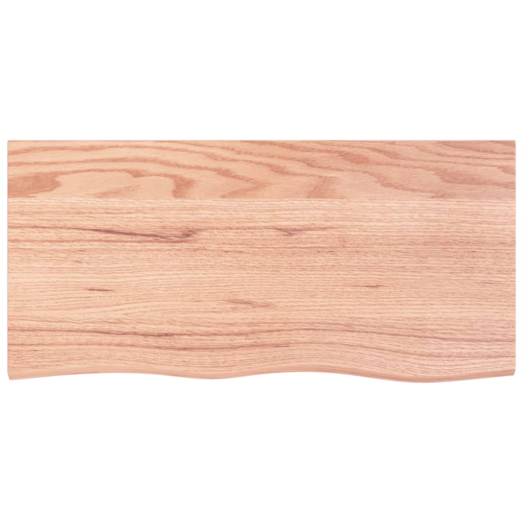 Vidaxx Washbasin Top 100x50x2 behandlet solid træ lysebrun