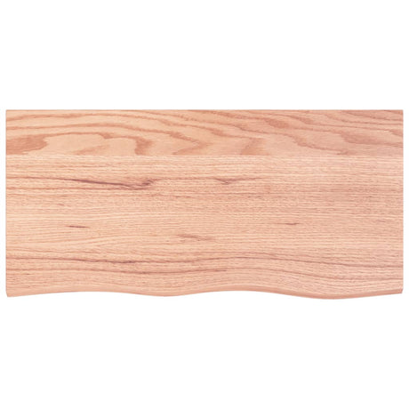 Vidaxx Washbasin Top 100x50x2 behandlet solid træ lysebrun