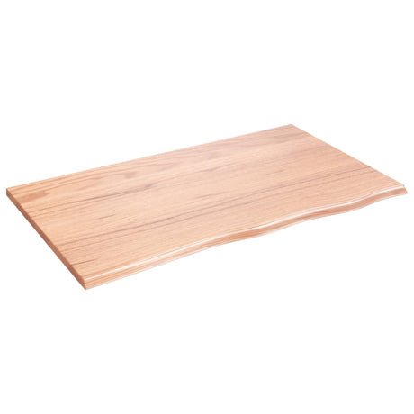 Vidaxx Washbasin Top 100x60x2 behandlet solid træ lysebrun
